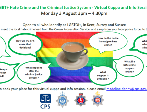 CPS Virtual cuppa for LGBTQI+ Community and Trans & Non Binary Community – June and August 2020